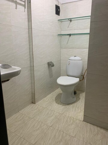 Bathroom in 3 BHK Apartment at Bindiya CHS, Kopar Khairane – for Rent