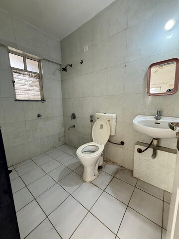 Bathroom in 3 BHK Apartment at Yash Wisteria, Wakad – for Rent