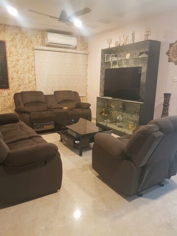 Living Room in 3 BHK Apartment at Dukes Galaxy, Banjara Hills – for Rent