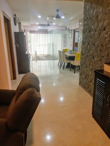 Living Room in 3 BHK Apartment at Dukes Galaxy, Banjara Hills – for Rent
