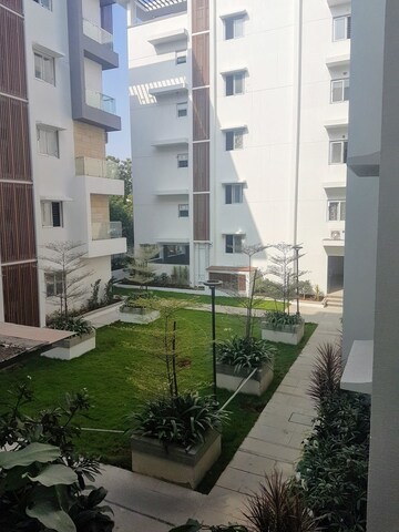 Balcony in 3 BHK Apartment at Dukes Galaxy, Banjara Hills – for Rent