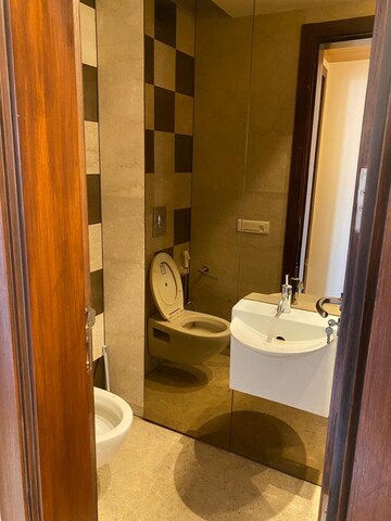 Bathroom in 4 BHK Builder Floor at Vasant Vihar – for Rent