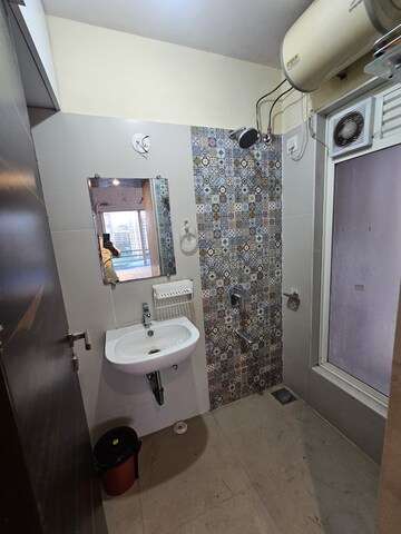 Bathroom in 1 BHK Apartment at Gurukrupa Marina Enclave, Malad West – for Sale