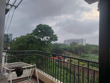 Balcony in 2 BHK Apartment at Bhandari Greenfield Phase I, Magarpatta City – for Rent