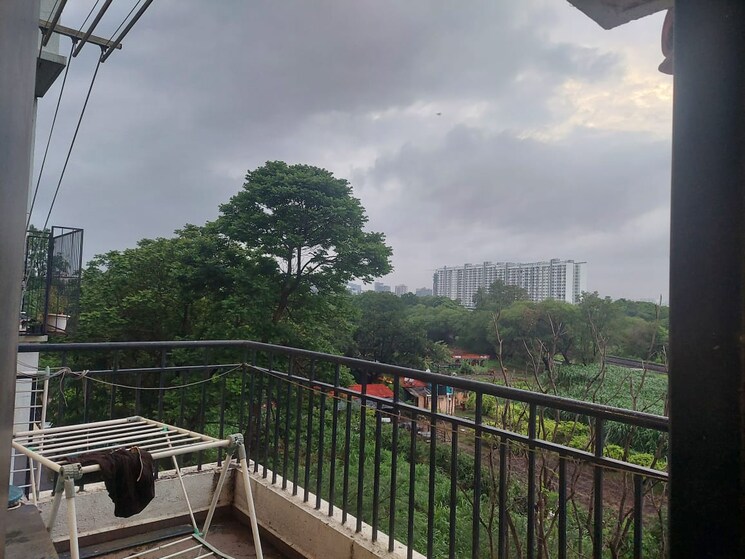 Balcony, bhandari-greenfield-phase-i 2 Bedroom 1084 Sq.Ft. Apartment In Magarpatta City Pune 8947669