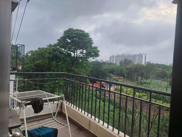 Balcony in 2 BHK Apartment at Bhandari Greenfield Phase I, Magarpatta City – for Rent