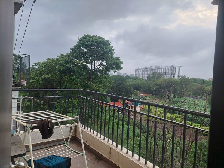 Balcony, bhandari-greenfield-phase-i 2 Bedroom 1084 Sq.Ft. Apartment In Magarpatta City Pune 8947669