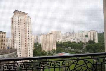 Balcony in 4 BHK Apartment at Hiranandani Estate Rodas Enclave, Ghodbunder Road – for Rent