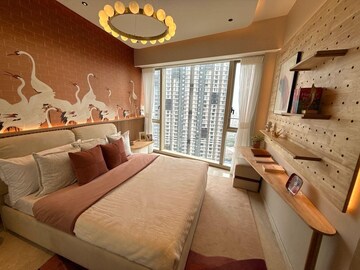 Living Room in 3 BHK Apartment at Lodha Sea Face, Worli – for Sale