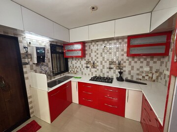 Kitchen in 3 BHK Apartment at Royal Imperio, Pimple Saudagar – for Rent