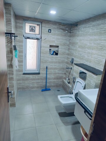 Bathroom in 3 BHK Apartment at Unitech Fresco, Sector 50 – for Rent