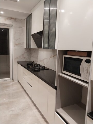 Kitchen in 3 BHK Apartment at Unitech Escape, Sector 50 – for Rent