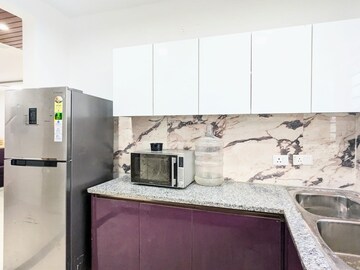 Kitchen in 3 BHK Builder Floor at Vipul World Plots, Sector 48 – for Rent