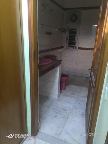 Bathroom in 3 BHK Builder Floor at Pragya Kunj  Apartments, Greater Kailash I – for Rent