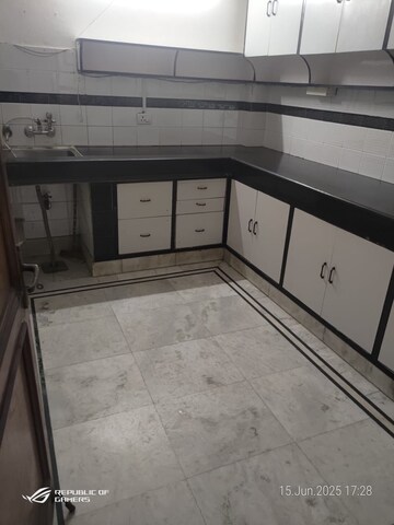 Kitchen in 3 BHK Builder Floor at Suraksha RWA Flats, Kalkaji – for Rent