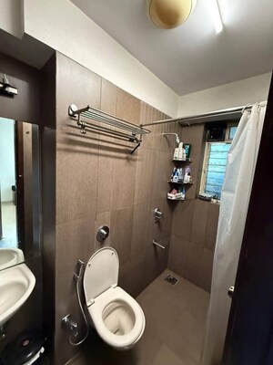 Bathroom in 1 BHK Apartment at Agarwal Residency CHS, Nalasopara East – for Sale
