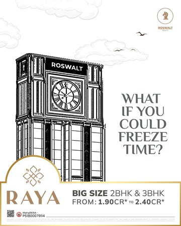 Floor Plan in 2 BHK Builder Floor at Roswalt Raya, Chembur – for Sale