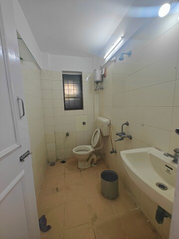 Bathroom in 3 BHK Apartment at Sagar Darshan Towers, Nerul – for Rent