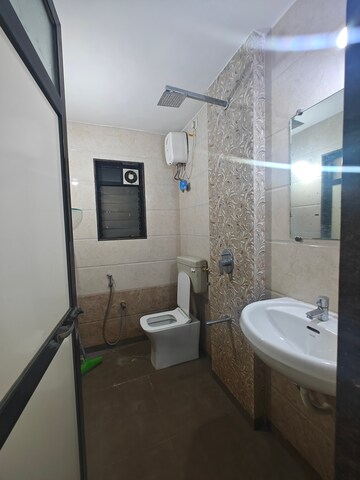 Bathroom in 2 BHK Apartment at Sagar Darshan Towers, Nerul – for Rent
