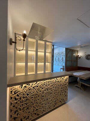 Living Room in 4 BHK Apartment at Lodha World Crest, Worli – for Sale