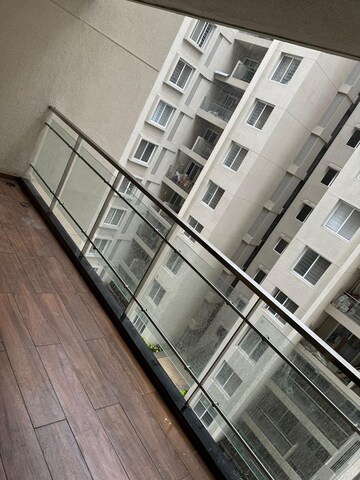 Balcony in 2.5 BHK Apartment at Greenfield Society, Hadapsar – for Rent