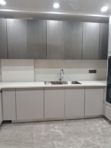 Bathroom in 3 BHK Builder Floor at Sarvapriya Vihar – for Rent