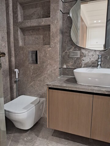 Bathroom in 3 BHK Builder Floor at Sarvapriya Vihar – for Rent