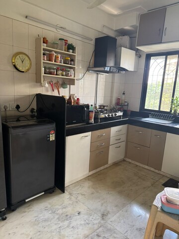 Kitchen in 1 BHK Apartment at Juhu Abhishek Chs Ltd, Andheri West – for Rent