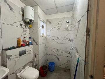 Bathroom in 3 BHK Apartment at Highland Park Chandigarh, Bhabat – for Rent