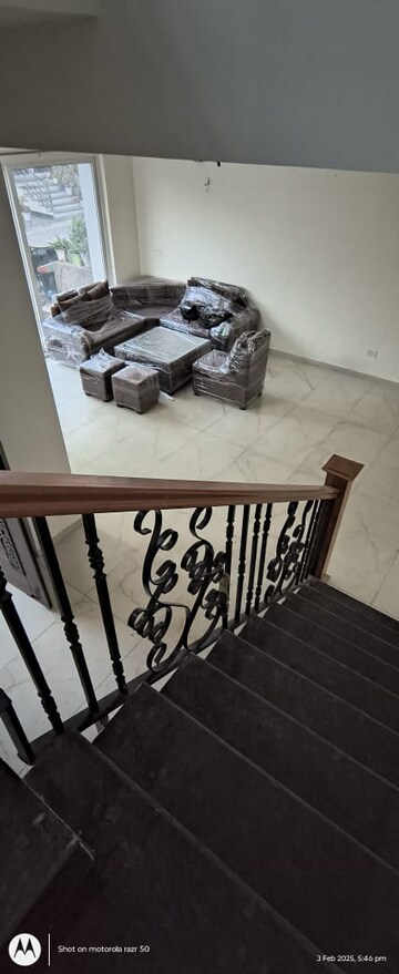 Staircase in 3 BHK Villa at Barnala Riverdale Apartments, Patiala Road – for Rent