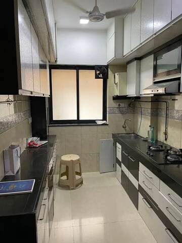 Kitchen in 1 BHK Apartment at Geetanjali CHS Goregaon West, Goregaon West – for Rent