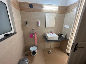 Attached Bathroom in 3 BHK Apartment at International Airport Road – for Rent