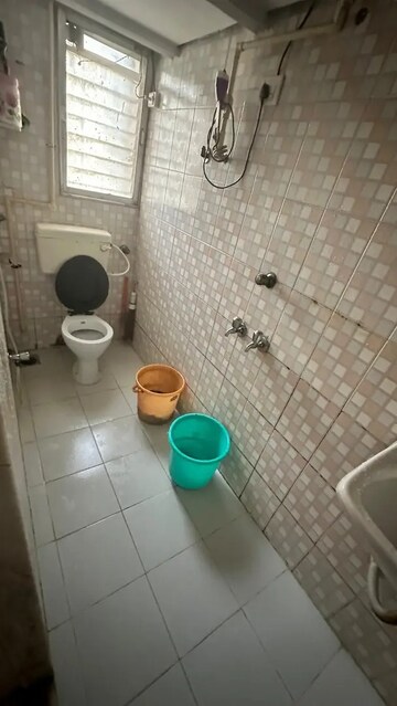 Bathroom in 2 BHK Apartment at Ashish Garden Estate, Goregaon West – for Rent
