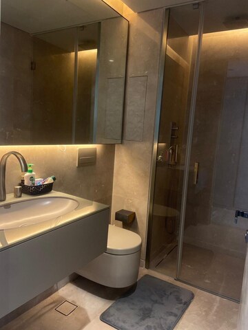 Bathroom in 3 BHK Apartment at Lodha World Crest, Worli – for Sale