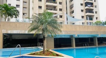 Master Bedroom in 3 BHK Apartment at Ramky Towers, Gachibowli – for Rent