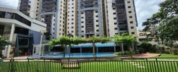 Master Bedroom in 3 BHK Apartment at Ramky Towers, Gachibowli – for Rent