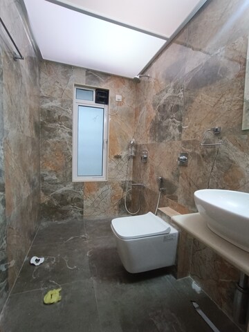 Bathroom in 3 BHK Apartment at Shraddha Elite, Borivali West – for Rent