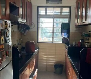 Kitchen in 2 BHK Apartment at Sethia Sea View, Goregaon West – for Rent