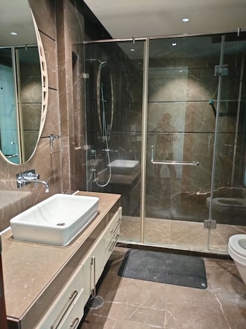 Bathroom in 4 BHK Builder Floor at Vasant Vihar – for Rent