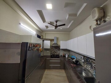 Kitchen in 3 BHK Apartment at Sahridaya Apartments, Paschim Vihar – for Rent
