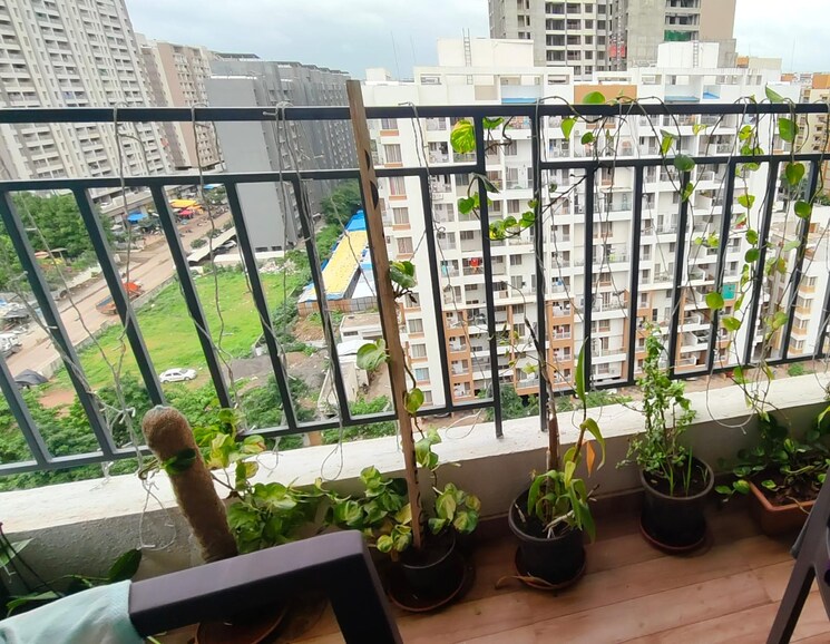 Balcony, shubh-evan 2 Bedroom 780 Sq.Ft. Builder Floor In Mundhwa Pune 8948130