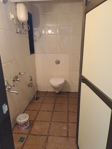 Bathroom in 2 BHK Apartment at Flower Valley Complex, Khopat – for Rent