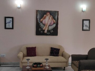 Living Room in 4 BHK Independent House at RWA Apartments, Sector 31 – for Rent