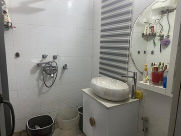 Bathroom in 2.5 BHK Apartment at Jahaz Apartments, Paschim Vihar – for Rent