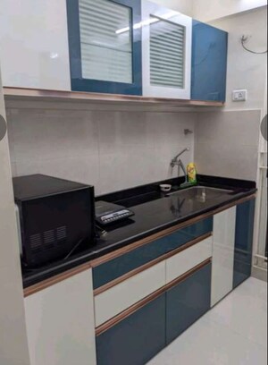 Kitchen in 1 BHK Apartment at Vijay Orovia, Ghodbunder Road – for Sale