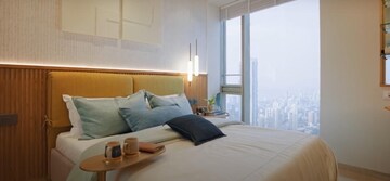 Living Room in 3 BHK Apartment at Lodha Sea Face, Worli – for Sale
