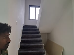 Staircase in 4 BHK Villa at Bandlaguda Jagir – for Sale