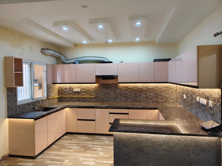 Kitchen, gomti nagar 3 Bedroom 1800 Sq.Ft. Apartment In Gomti Nagar Lucknow 8948261