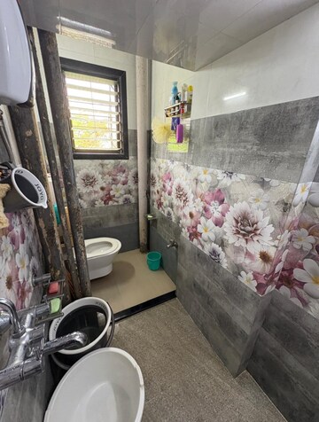 Bathroom in 2 BHK Apartment at Shanti Gardens , Mira Road – for Sale