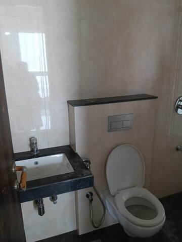 Bathroom in 2 BHK Apartment at Sheth Zuri, Laxmi Nagar – for Rent